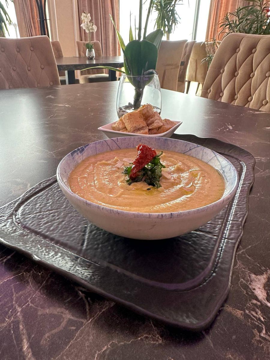Supa Crema cu Crutoane (Mix Legume/rosii/ciuperci)